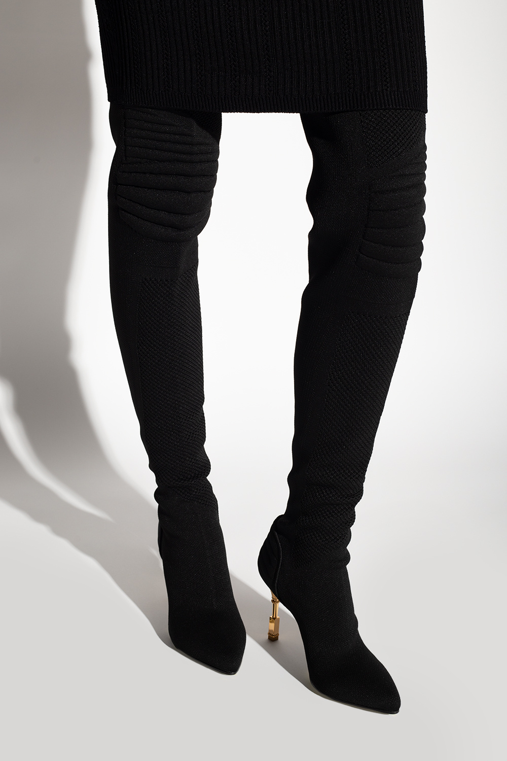 Balmain hot sale thigh boots